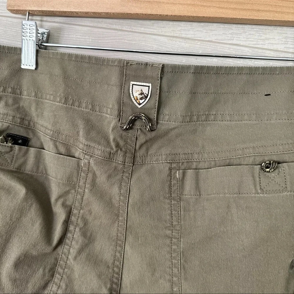 Kuhl Men’s Vintage Patina Dyed Shorts Army Green Size 38